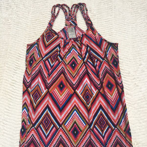 Raser Back 725 Boho Hippie Tank Top Size L
